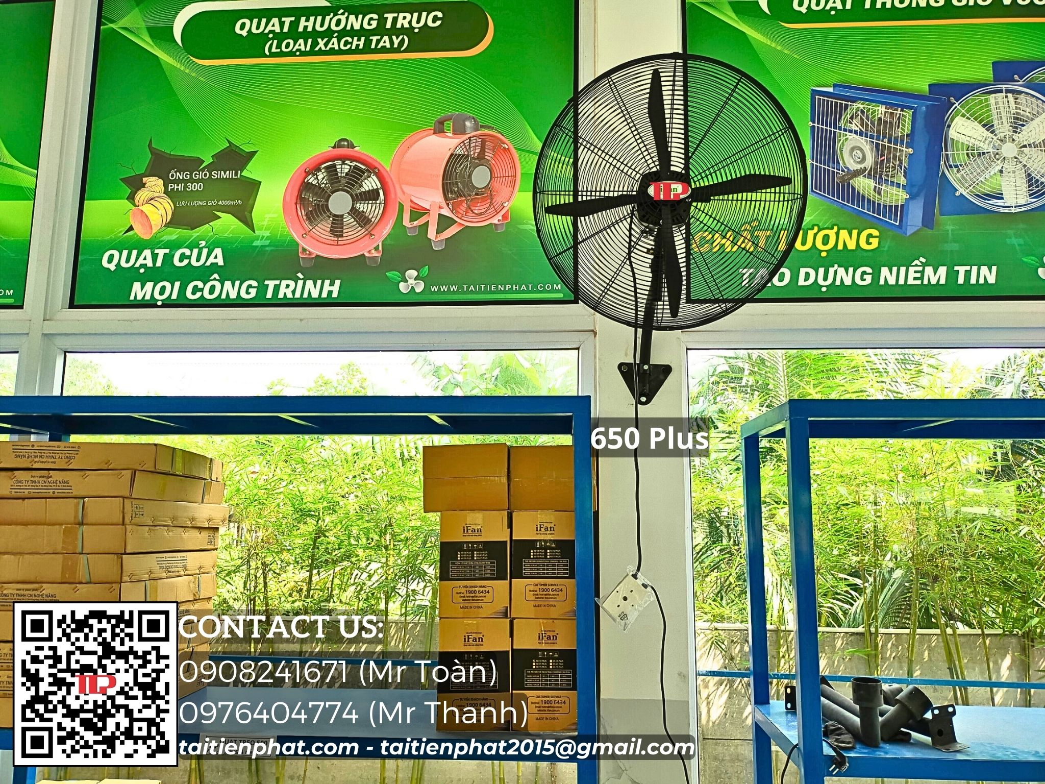 Quạt treo tường công nghiệp, quạt đứng công nghiệp